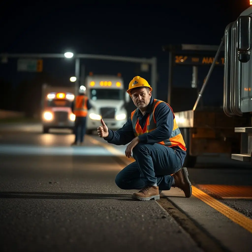 A close-up of a Snappy Towing technician professionally securing a vehicle's wheels for a safe flatbed tow in Woburn.